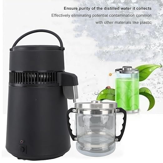 Water Distillers, 6L Carafe, Countertop Water Distiller, Replacement Glass Collection Bottle Distiller, for Home