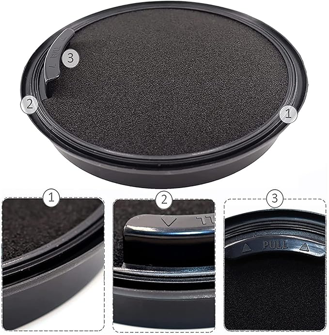 3 Pack Replacement HEPA Filters Compatible with Eureka Whirlwind NEN110A/NEN110B Bagless Canister Vacuum Cleaner Accessories