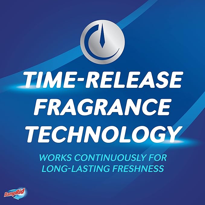 DampRid Lavender Vanilla Hanging Moisture Absorber, 15.4 oz., 6 Pack - Eliminates Musty Odors for Fresher, Cleaner Air, Ideal Moisture Absorbers for Closet, 10% More Moisture Absorbing Power*