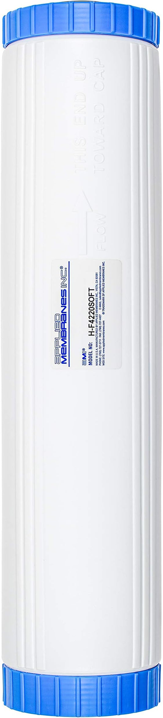 Water Softening Filter Cartridge | 4.5" x 20" to fit 20" Housing | Ion Exchange Filter Softens Water | Great for Washing Machines and Appliances (4.5 x 20)