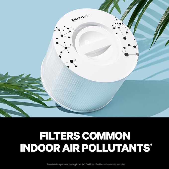 PuroAir 240 Replacement Filter - HEPA Filters up to 99.9% of Smoke, Pollen, Dust and Common Household Pollutants - HEPA Air Filter Replacement for PuroAir 240 Air Purifier (2 Pack)