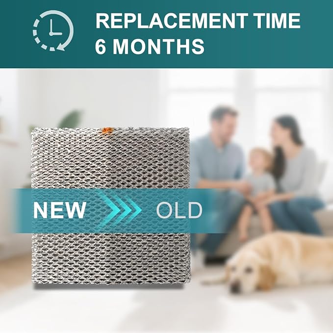 2-Pack 10 Replacement Humidifier Water Panel Evaporator Compatible with Aprilaire H510EZ1A 4793 Humidifier Filter or 500 500A 500M 558 110 220 10" x 13" x 1-5/8"10