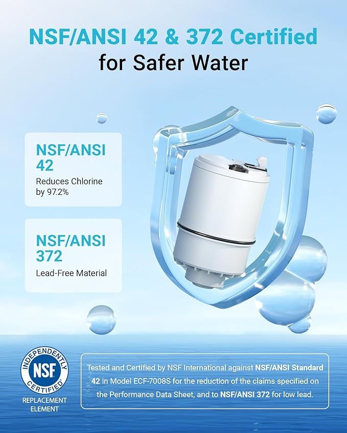 3 Pack Faucet Filter Replacement for All PUR®Plus, PUR® Water Filter Replacement, Pur® Filter Replacement RF-3375, NSF 42 Certified, 900-Gallon Long Lifespan, AQUA CREST