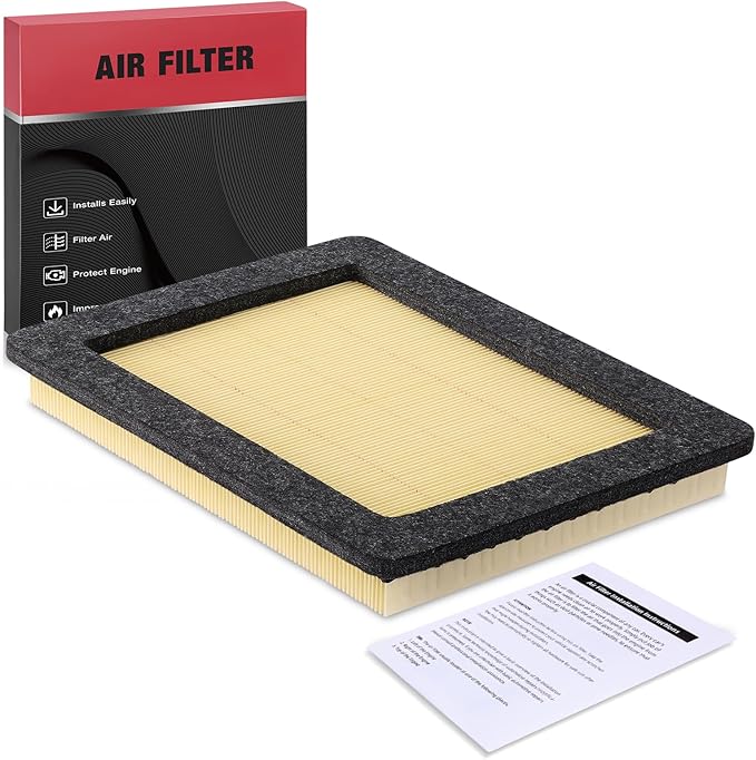 BDFHYK CA9687 Engine Air Filter Compatible with Ford F-150 2004-2008, F-250 F-350 Super Duty 2005-2007, Expedition 2005-2006, Compatible with Lincoln Navigator 2005-2006, Mark LT 2006-2008, V8 5.4L