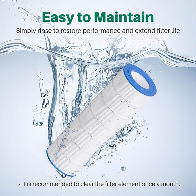 TOREAD Pack of 4 Pool Filter Compatible with Pentair Clean and Clear 200, CC200, PAP200-4, PAP200, C-9419, FC-0688, Ultral-C5, PP-C5, R173217, 59054400