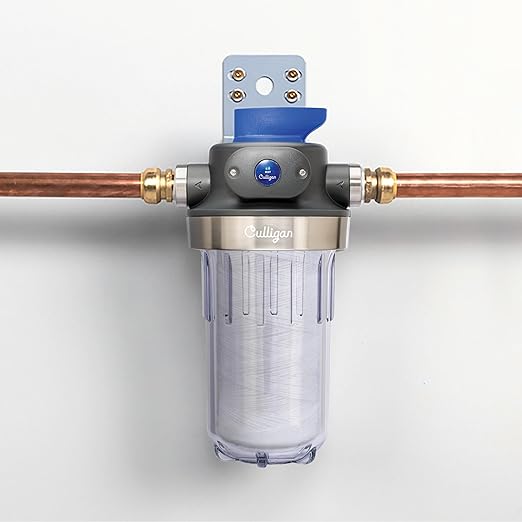 Culligan WH-HD200-C Whole House Water Filter System 1” Inlet/Outlet – Improve Tap Water Taste, Remove Sediment, Protect Appliances