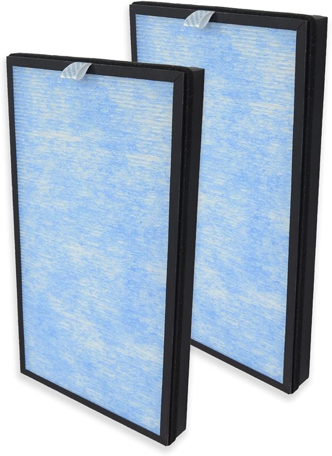 PUREBURG Replacement Filter Compatible with Partu BS-07 Air Purifier,2-Pack H13 True HEPA Activated Carbon 2-in-1 4-Stage Filtration Air Clean