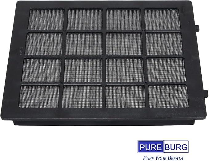 PUREBURG Replacement Filter Compatible with LUFTRUM C401 Car Air Purifier,2-Pack H13 True HEPA 3-Stage Filtration Activated Carbon 2-in-1