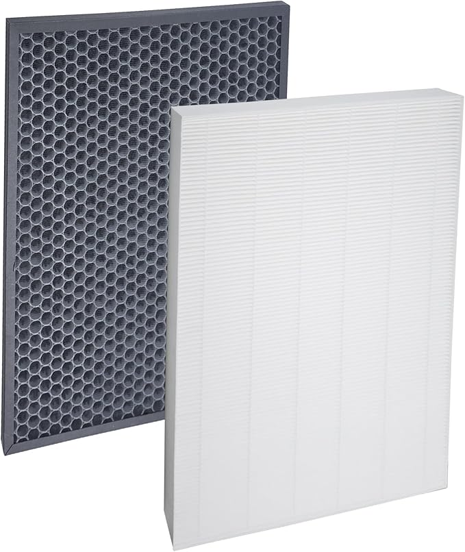 HR900 Replacement Filters Set Compatible with Winix HR900 Ultimate Pet Air Purfier，True HEPA and Activated Carbon Filter Replaces Part # 1712-0093-00 /T and 1712-0094-00 / U, 1 Set 16 x 12.28 In