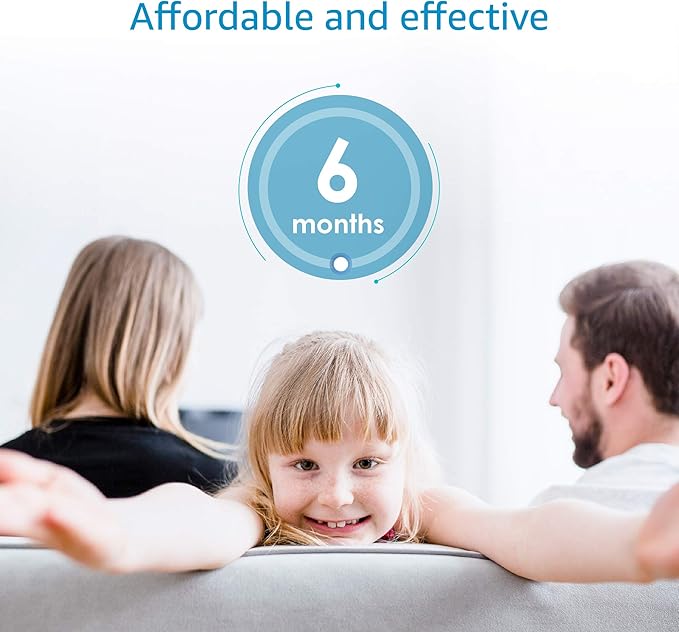 AQUACREST 9601 Water Filter, Model No.AQU-WF55. Replacement for Moen 9601 ChoiceFlo 9600, 9602, 9500, 9501, 9502, Fits F87400, F7400, F87200, 77200, CAF87254, S5500 Series of Moen Faucets (Pack of 2)