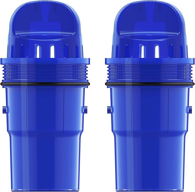 2 Packs Pitcher Water Filter Replacement for All PUR®, PUR® Plus Pitcher and Dispenser Filtration Systems, CRF950Z, PPF951K, PPF900Z, NSF Certified, AQUA CREST