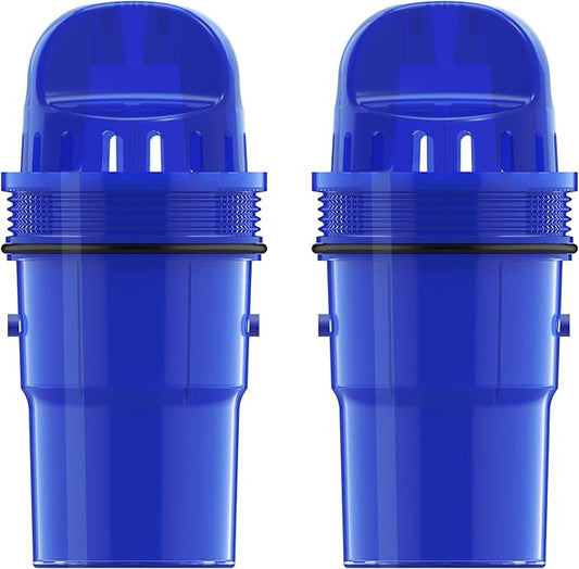 2 Packs Pitcher Water Filter Replacement for All PUR®, PUR® Plus Pitcher and Dispenser Filtration Systems, CRF950Z, PPF951K, PPF900Z, NSF Certified, AQUA CREST
