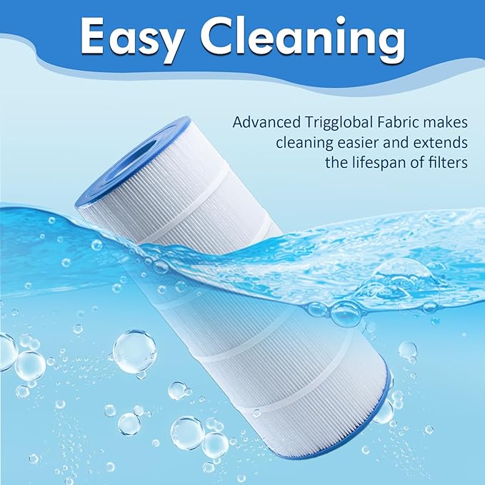 C1200 Pool Filter Cartridge (2-Pack) | Compatible with Hayward CX1200RE,PA120, Star Clear Plus C12002, PA120-M, Unicel C-8412,Clearwater II 125, Filbur FC-1293, Porpoise PP-B2, AK-7005 | 120 Sq. Ft.