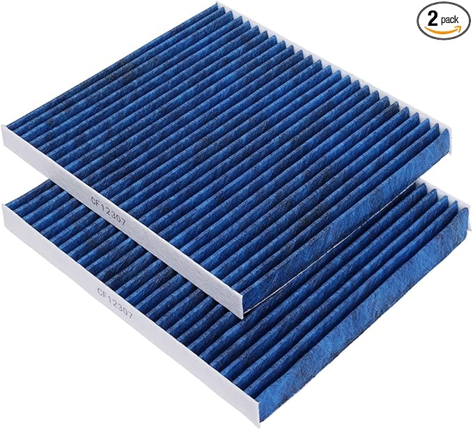 2-Pack HEPA Cabin Air Filter Fits for Hyundai/KIA CAPTIVA SPORT EQUINOX TERRAIN Vue Santa Fe Sedona Activated Carbon Cabin Filter Replacement CF11819 CP819 Car Accessories