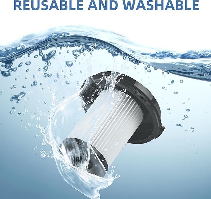 4 Pack Vacuum Filter for Bissell CleanView XR Pet 300W/CleanView XR 200W Cordless Vacuum Filter Replacement 3789 3789U 3789X 3797 3797V 3797W Replace 1638010 with 1 Little Brush