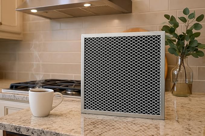 2-Pack Range Hood Mesh Filters – Compatible with Broan/NuTone 97007696, 39000, 53000 – 8.75" x 10.5" Aluminum Insert for Ductless Stove Vents