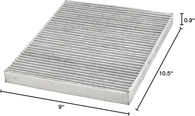 FRAM Fresh Breeze Cabin Air Filter Replacement for Car Passenger Compartment w/ Arm and Hammer Baking Soda, CF10360 for Select Cadillac, Chevrolet, GMC and Hummer Vehicles , White, 1 Count (Pack of 1)