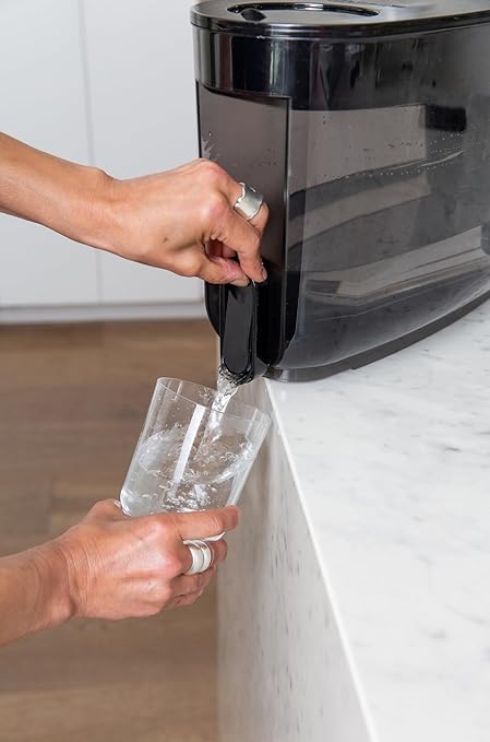 LifeStraw Home – Water Filter Dispenser, 18-Cup, Obsidian