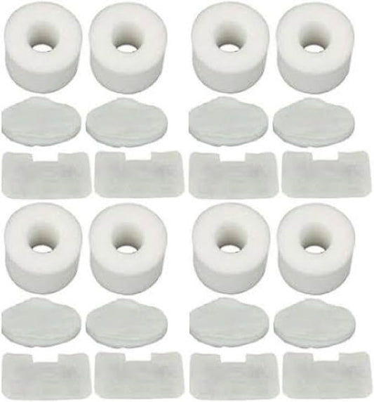 Nispira Filter Set Compatible With Shark NV42 Deluxe Upright Vacuum Cleaner Compared to Part #XFF36. Fits UV402 UV410, NV36, NV36A, NV42, NV44, NV46, NV46C, 8 Sets