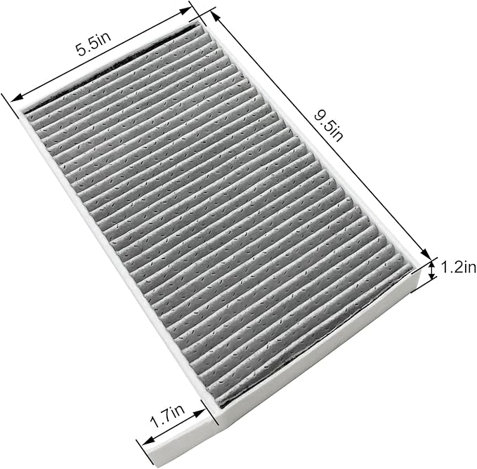 JOJOMARK Cabin Air Filter fits for Tesla Model 3/Y with Activated Carbon Fit for 2016-2024 Model 3/2020 2021 2022 2023 2024 Model Y