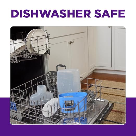 PUR Water Filter Pitcher Slim Design 8 Cup Capacity with 1 Filter, Dishwasher Safe, Faster Filtration, Water Purifier for Cleaner, Great Tasting Water, Ideal for Compact Space, Dorm Room, Violet