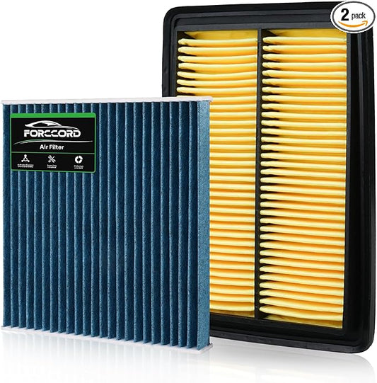 Cabin & Engine Air Filter Fit for Nissan Rogue 2.5L 2014-2020; Rogue Hybrid 2.0L 2017-2019; Rogue Sport 2.0L 2017-2022 Activated Carbon Cabin Filter Replace#CA11858 CF11854 Car Accessories
