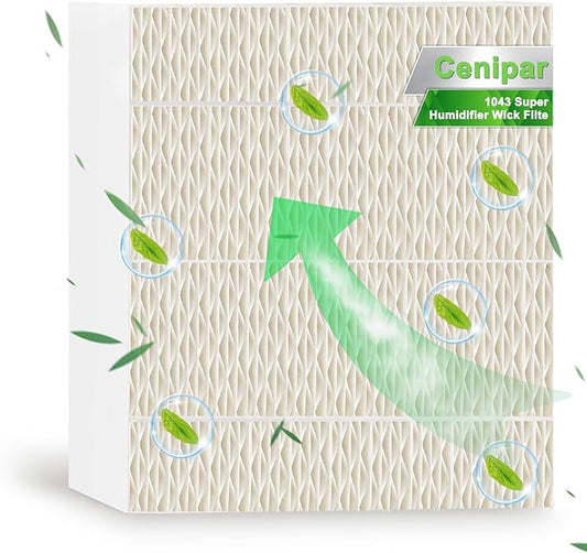 1043 Super Humidifier Wick Filter Replacement Compatible with Essick Air AIRCARE Model EP9500 EP9700 EP9800 EP9R500 EP9R700 EP9R800 821000 821001 826000 and Bemis 800 8000 Series By Cenipar