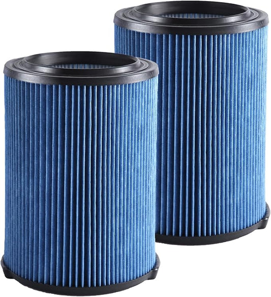 VF5000 Filter Compatible with Ridgid for Shop Vac 5-20 Gallon Wet Dry Vacuum Cleaner, Fits WD1450 WD0970 WD1270 WD09700 WD06700 WD1680 WD1851 WD1956 WD0970M0 WD0970EX0 2pack