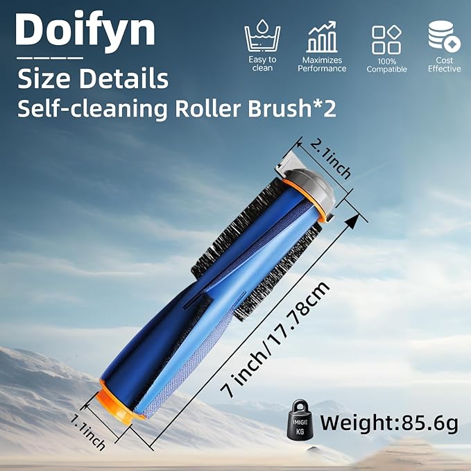 Replacement Parts Main Brush Compatible with Shark AI AV2511AE AV2501S AV2501AE RV2502AE RV2410WD RV2520AOUS AV2510AOUS RV2610WA RV2610WD RV2620WD Robot Vacuum Cleaner