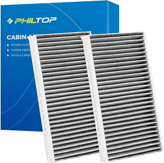 PHILTOP Cabin Air Filter, CF12772 Replacement for Ford Bronco, Bronco Sport, Escape, Explorer, Maverick, Mustang, Police Suv, Ranger, Lincoln Aviator, Corsair, Nautilus