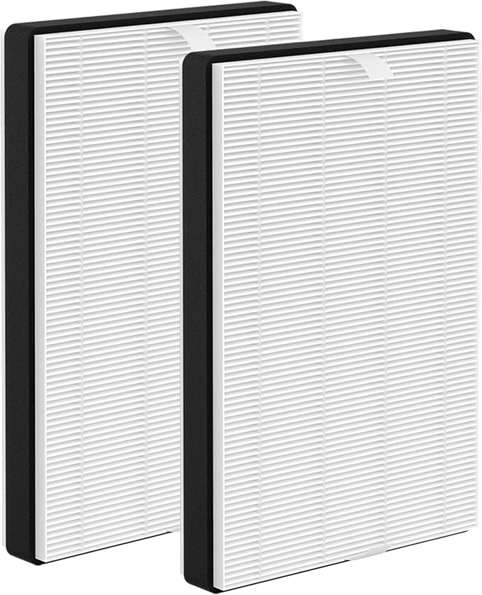 2 Pack F2 A2 True HEPA Replacement Filter Compatible with 3M Filtrete Room Purifier Models FAP-C02WA-G2 FAP-C03BA-G2 FAP-T03BA-G2 FAP-SCO2N FAP-CO2-A2 FAP-CO3-A2 FAP-TO3-A2