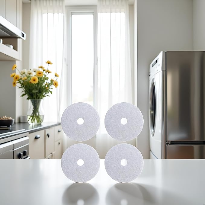 10 Pcs White Universal Cloth Dryer Exhaust Filter Portable Dryer Replacement Lint Filter Air Intake Paper Filters for Chef Dryer, Dryer Replacement Parts, Dryer Parts and Accessories (227 x 33 mm)