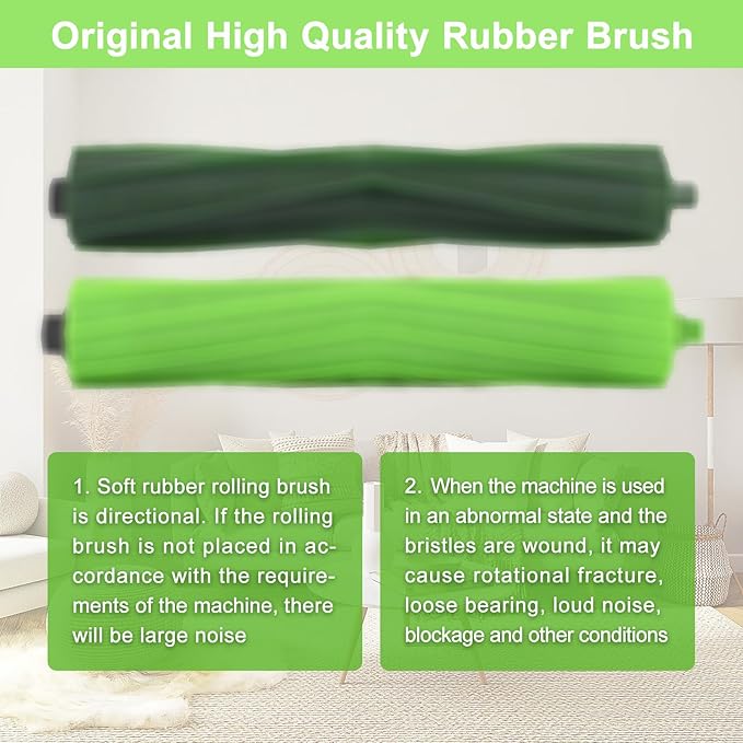 Replacement Parts accessories for i-robot Roomba i1 i1+ i7 i7+ i3 i3+ i4+ i6+ i8 j7 E5 E6 E7 I & J Plus series Vacuum Cleaner Inclue 1 Set Roller Brushes, 4 Filters, 4 Side Brushes