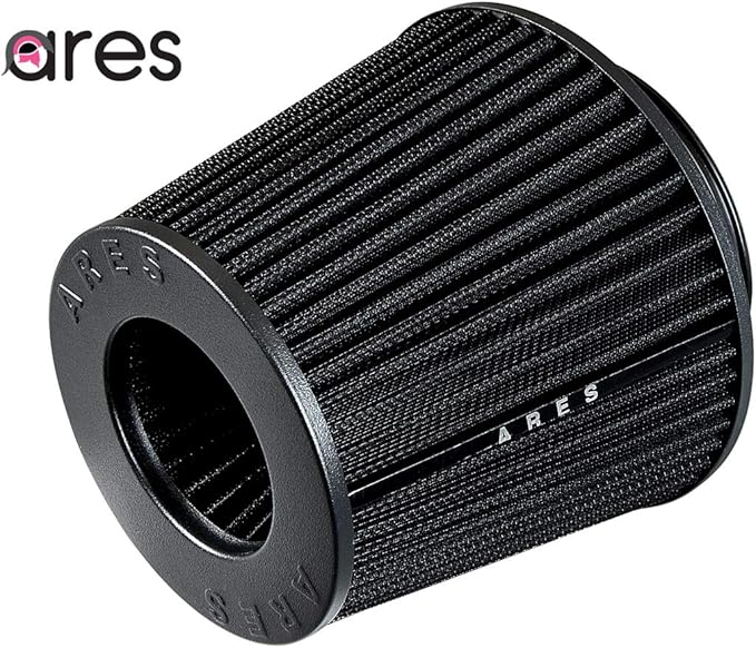 black 3" Universal Dry Air Filter Cone Dry Filter Replacement