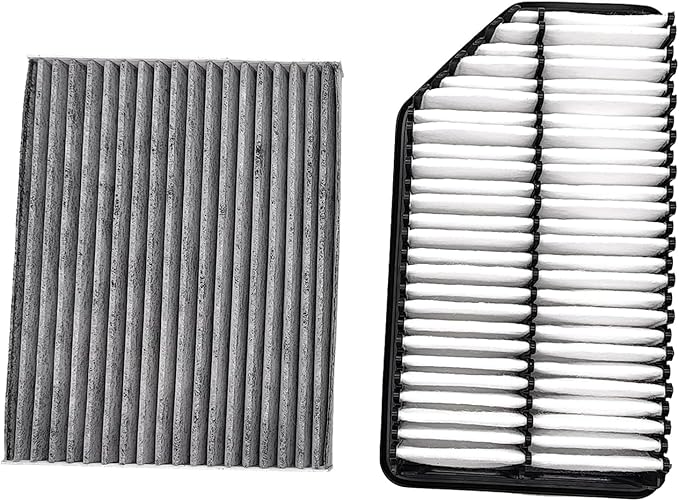 JTBU002-206 Cabin and Engine Air Filters for Kia Soul Engine Cabin Air Filter 2019 2018 2017 2016 2015 2014