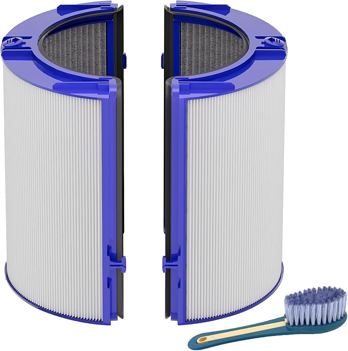 Leemone 2-IN-1 True HEPA+Carbon Filter Replacement for Dyson PH01 HP06 TP06 HP07 TP07 HP09 TP09 TP10 HP10 Air Puri-fier 360° Combi Glass Pure Cool Hot Humidify Fan, 1 Pack