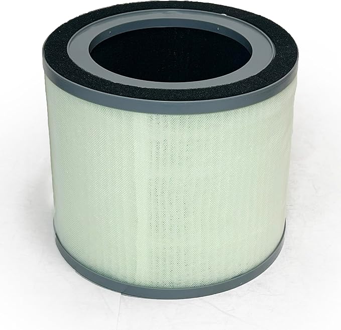 Nispira TR-8080 4-in-1 True HEPA Activated Carbon Filter Replacement Compatible with DreamEgg Air Purifier Portable TR-8080 Part RF001, 1 Pack