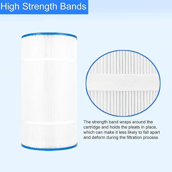 Swimming Pool Filter Replaces for C-8311, Filbur FC-1285, CCX1000RE (CC 1000E), XStream CC1000RE, PXST100, PLFPXST100, 81005, 100 Sq.Ft Filter Cartridge, 2 Pack