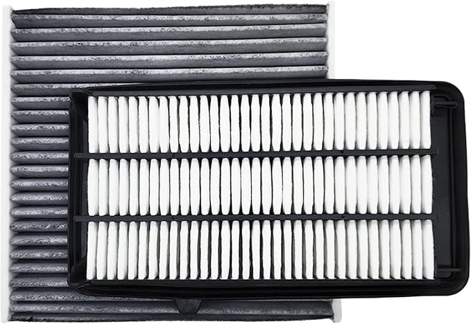 JTBU182-050 Replacement Cabin & Engine Air Filter For Honda CR-V 1.5L (2017-2022), Civic 1.5L (2016-2021), Replacement for CP182, CF11182, CA12050, 17220-5AA-A00