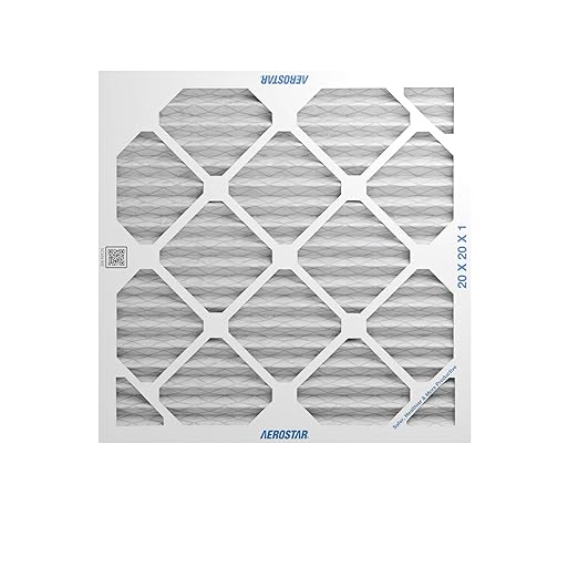 Aerostar 20x20x1 MERV 8 - 6 Count - High Efficiency Pleated HVAC, Furnace & Air Conditioner Filters - Removes Dust, Lint, Mold & Allergy-Causing Pollen