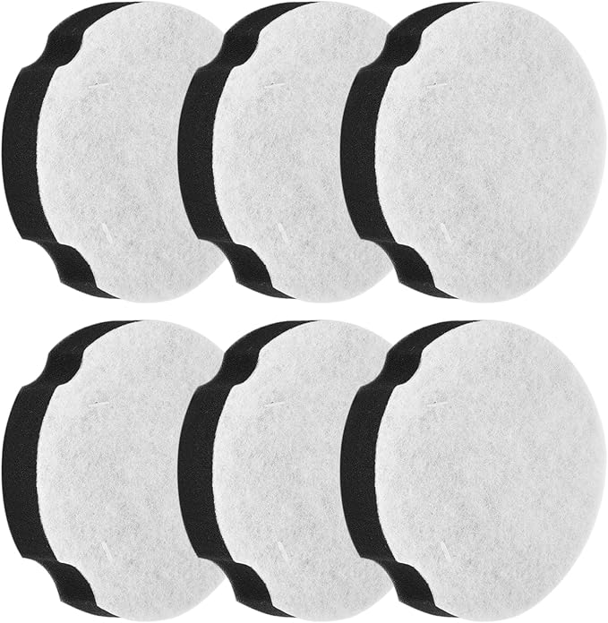 6 Pack Auberaler Filter Replacement For Bissell Powerforce Compact Lightweight Upright 1520 2112, Bissel Turbo Bagless 2690 Cleanview 3508 3437 Series Vacuum Cleaner, Compare to Part #1604896/160-4896