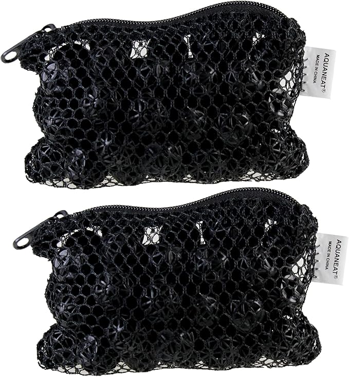 AQUANEAT Aquarium 0.6" Bio Balls 100pcs for Fish Tank Pond Canister Filter Media