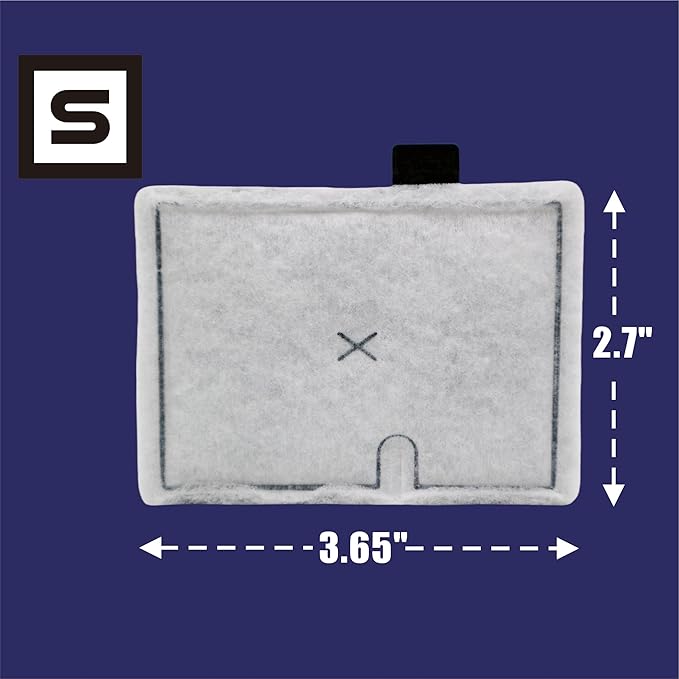 Small Fish Tank Filter Compatible for Aqueon Replacement Filter Cartridges Small for QuietFlow E Internal Power Size 10 filter for Aqueon MiniBow Aquarium Fish Tank SmartClean 1 2.5 5 Gallon S