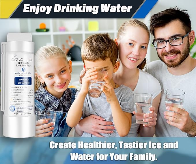 EDRARXD1 Water Filter Replacement, Compatible with EDRARXD1, Filter A, EDRARXD1B 1 PACK