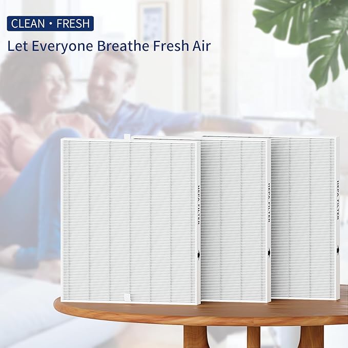 3-Pack Airmega AP-1512HH Filter Set Replacement for Coway AP-1512HH and 200M Air Purifiers, Only 3 True HEPA H13 Filters