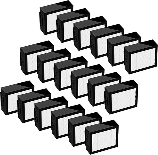 Improvedhand Filters Replacement Fit for i-Robot Roomba E I & J Series i7 i7+/plus i3 i3+ i4 i6 i6+ i8 i8+ E5 E6 E7 Vacuum Cleaner parts 4639161, 18 Pack Filter Replacements + 1 Cleaning Brush