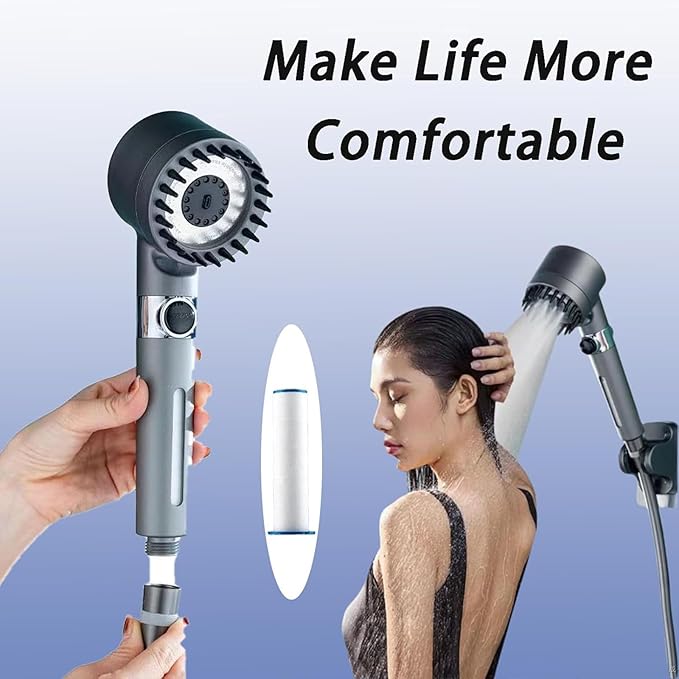 10Pcs Showerhead Filters, Shower Head Filter, 3.5 Inch PP Cotton Filter Cartridge, Turbo Showerhead, Filtered Shower head Filters (10 Pcs)