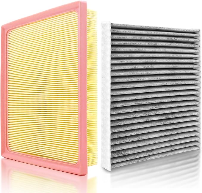 Cabin Engine Air Filter Kit CF12157 & CA12295 Compatible with 2019-2022 Ascent, 2018-2021 Crosstrek, 2017-2023 Impreza, 2020-2023 Legacy, 2020-2023 Outback