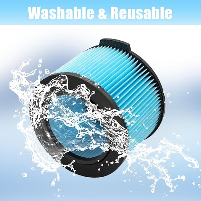 ANBOO 4 Pack VF3500 Replacement Filters for Ridgid Shop Vac 3-4.5 Gallon Wet/Dry Vacuum Cleaners + 2 Pack VF3501 Vacuum Filter Bags Compatible with Shop Vac 3-4.5 Gallon Vacuums