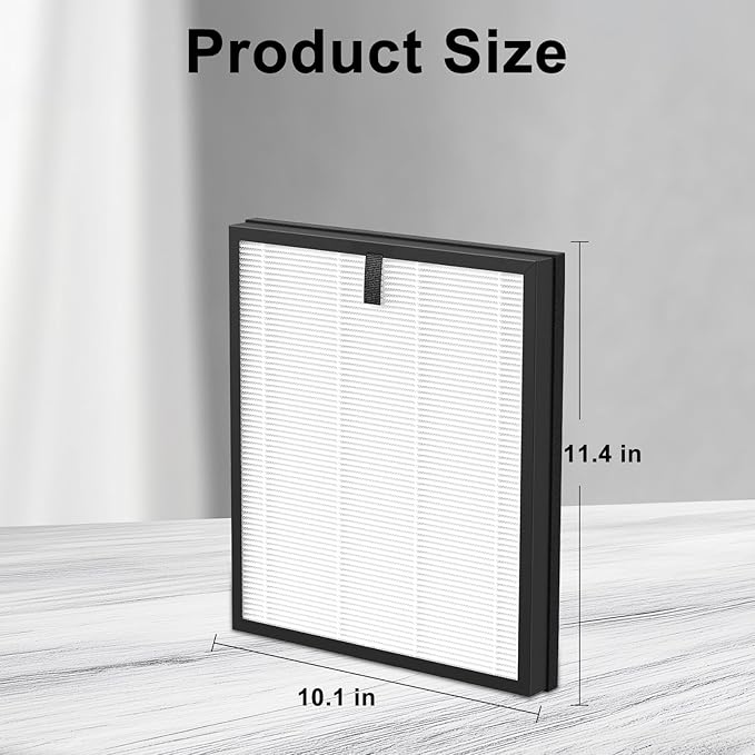 CERO HAP603 Filter Replacement for ECOSELF HAP603WF, HAP603 Filter for ECOSELF, 3-in-1 H13 True and Activated Carbon, 2 Pack (White)